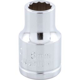 3/8in. Square Drive Bi-Hexagon Standard Length Sockets, Metric thumbnail-0