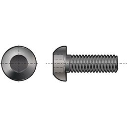 Hexagon Socket Head Button Screw, Metric, M6 thumbnail-0