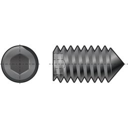 Socket Set Screw, Metric - Steel - Grade 14.9 - Cone Point - DIN 914 thumbnail-0