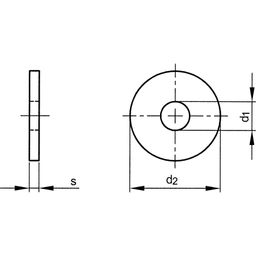 Flat Repair Washers, Metric, M8 thumbnail-4