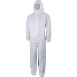 Disposable Hooded Coverall, Dual Type 5 & 6, White thumbnail-0